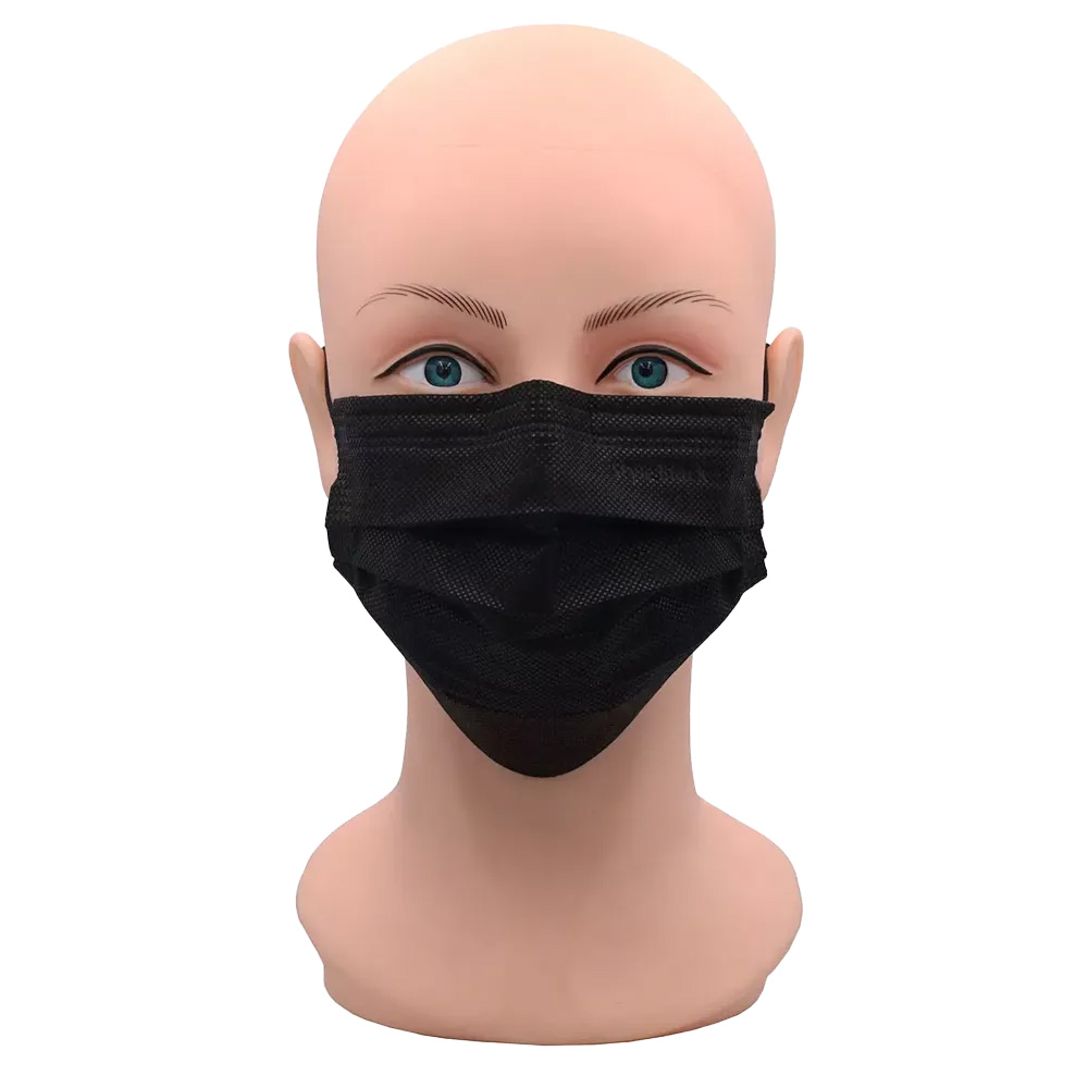 OP Maske, schwarz, black, Typ IIR, Style by Med-Comfort