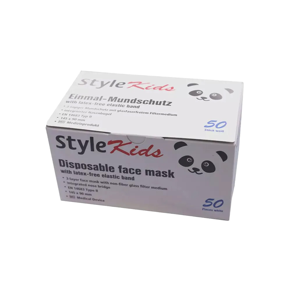 Medizinische Maske für Kinder, weiß, Style Kids