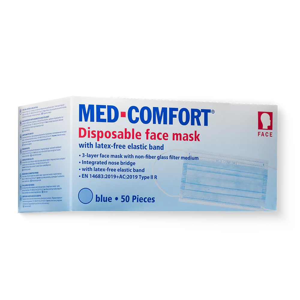 OP Maske, blau, Typ IIR, Med-Comfort