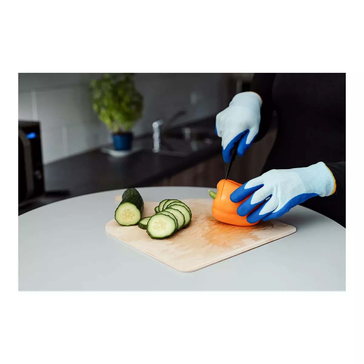 SolidSafety Food Cut, Schnittschutzhandschuh, Größe 8, 1 Paar